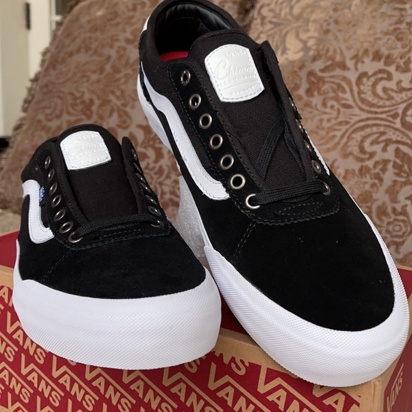 Vans CHIMA Pro 2 Suede/Canvas Black/White WMNS - Picture 8 of 16